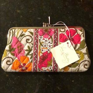 NWT Vera Bradley Tea Garden Clutch Wallet
